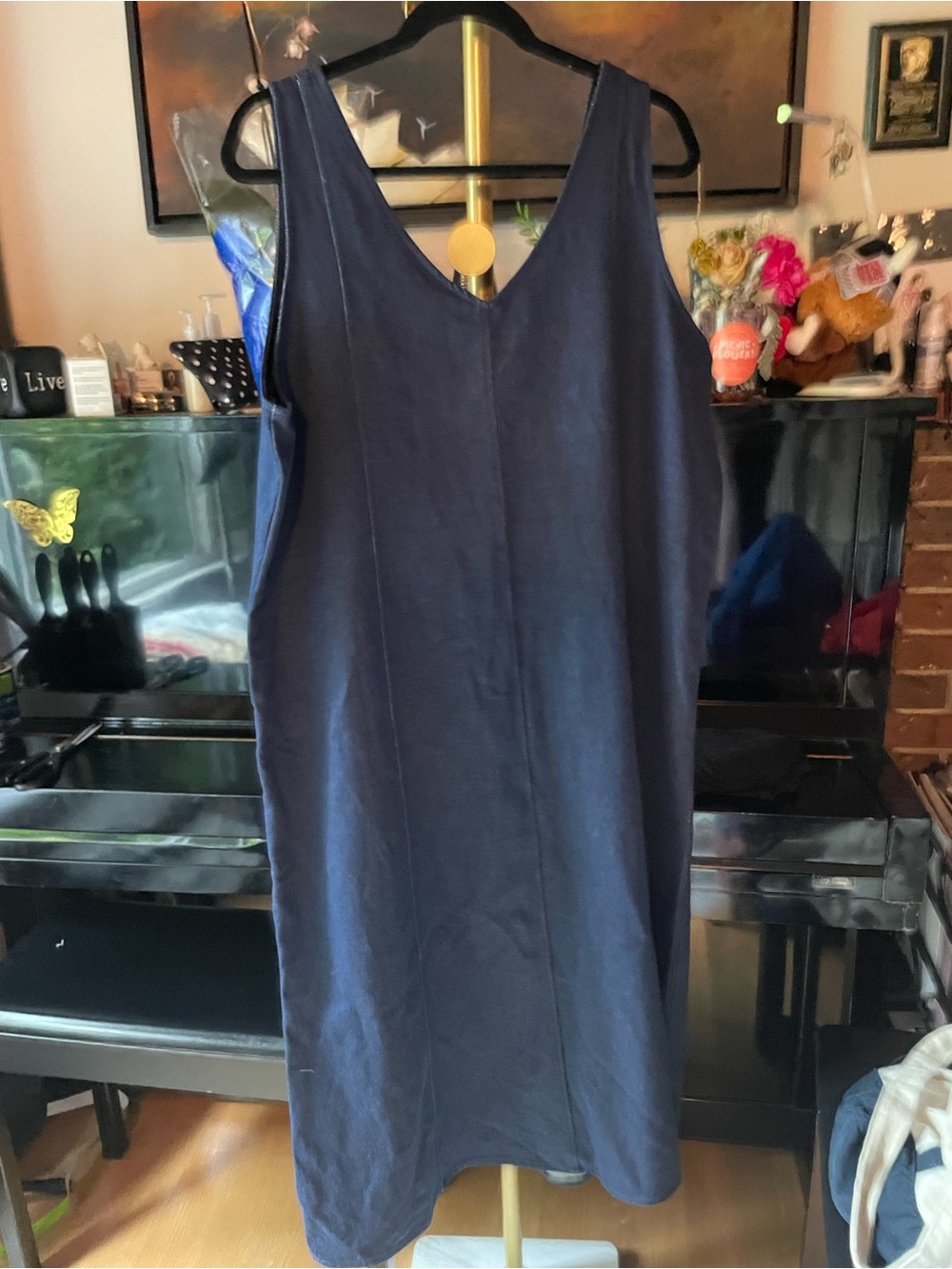 Smash + Tess NEW Mila Denim Midi Dress (Indigo) - Picture 3 of 4